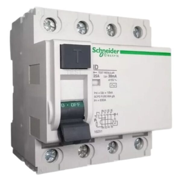 Interruptor Dr 16251 (A9R71425) 4P 25A 30Ma Schneider