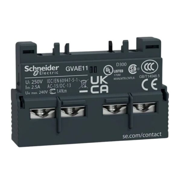 Bloco De Contato Gvae11 1Na+1Nf Schneider