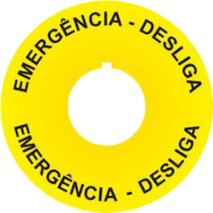 Plaqueta Identifificação Z224/60 (Emergência) Nº 120259 Ace
