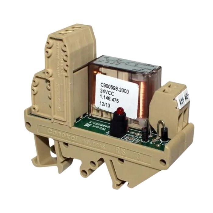 Acoplador À Rele C900698.2001 Rs30 Lp2N 24Vcc 2Inv Conexel