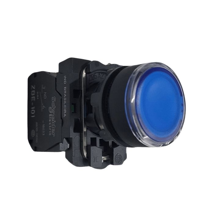 Botão Xb5Aw36G1 22Mm C/Led 110V 1Na Az Schneider