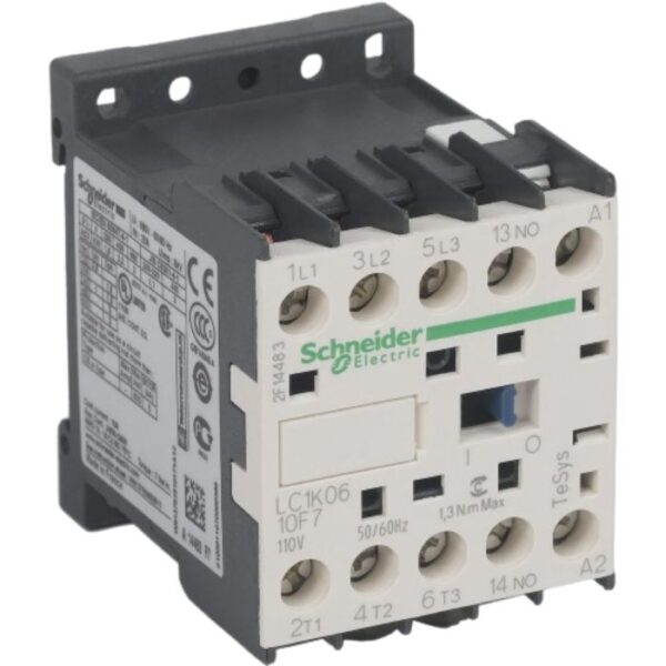 Contator Lc1K0601F7 06A 1Nf 110V 50-60Hz